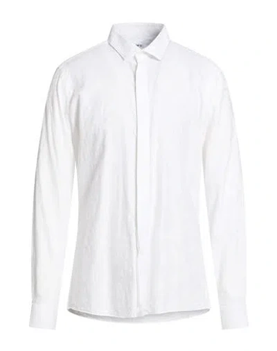 Ungaro Man Shirt White Size 16 ½ Cotton, Viscose