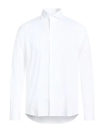 Ungaro Man Shirt White Size 17 Cotton