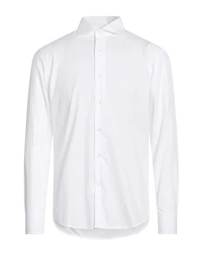 Ungaro Man Shirt White Size L Cotton