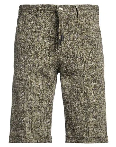 Ungaro Man Shorts & Bermuda Shorts Military Green Size 36 Cotton, Polyester, Elastane