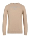 Ungaro Man Sweater Camel Size M Viscose, Polyamide, Wool, Cashmere In Beige