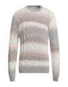 Ungaro Man Sweater Light Grey Size Xl Acrylic, Wool In Grey