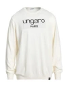 Ungaro Man Sweater White Size S Viscose, Polyamide, Wool, Cashmere In White