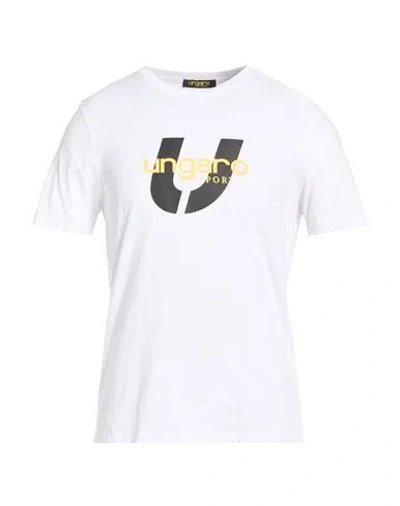 Ungaro Man T-shirt White Size M Cotton