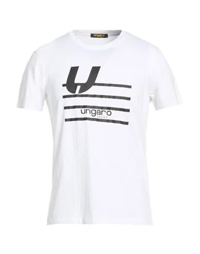 Ungaro Man T-shirt White Size Xl Cotton