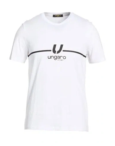Ungaro Man T-shirt White Size Xl Cotton