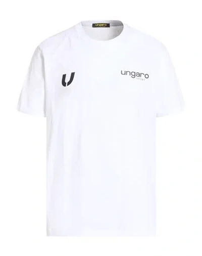Ungaro Man T-shirt White Size Xxl Cotton
