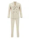 Ungaro Mélange-effect Suit In Neutrals