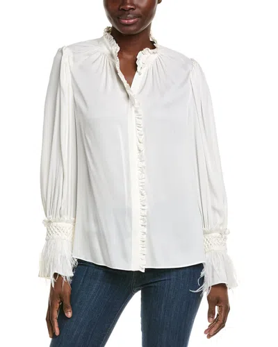 UNGARO UNGARO NINA SILK-BLEND BLOUSE