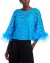 Ungaro Paloma Blouse In Aegean Blue
