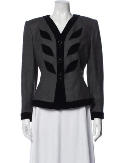 Pre-owned Ungaro Paris Jacket In Black