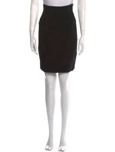 Pre-owned Ungaro Paris Knee-length Skirt In Black