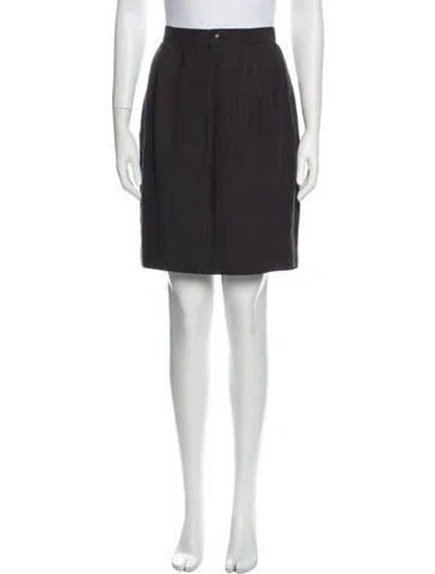 Pre-owned Ungaro Paris Knee-length Skirt In Brown