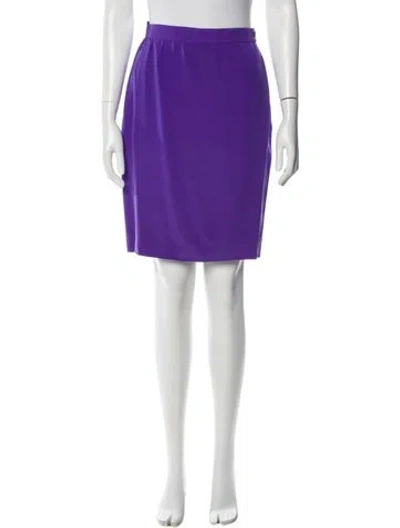 Pre-owned Ungaro Paris Knee-length Skirt In Purple