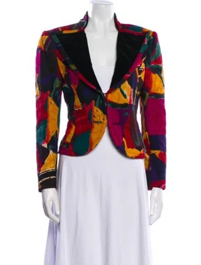 Pre-owned Ungaro Paris Vintage 1980's Blazer In Multi