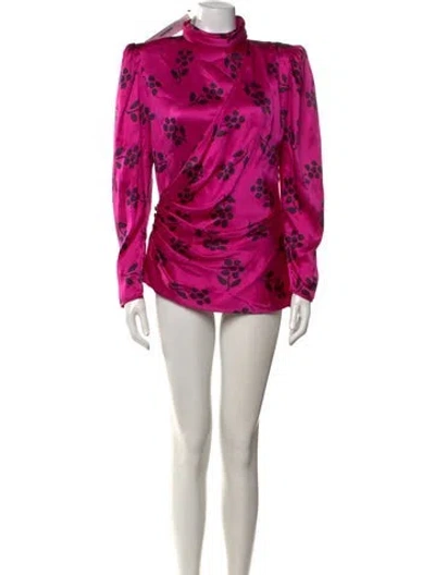 Pre-owned Ungaro Paris Vintage 1980's Blouse In Pink
