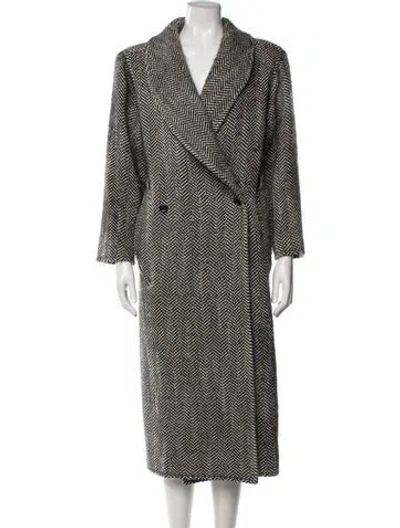 Pre-owned Ungaro Paris Vintage 1980's Coat In Multicolor