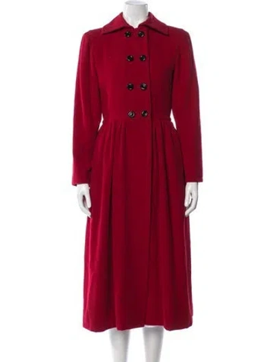 Pre-owned Ungaro Paris Vintage 1980's Coat In Red