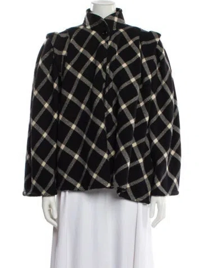 Pre-owned Ungaro Paris Vintage 1980's Jacket In Black/white