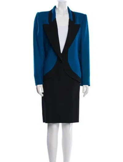 Pre-owned Ungaro Paris Vintage 1980's Skirt Suit In Multi