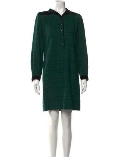 Pre-owned Ungaro Paris Vintage Knee-length Dress In Green