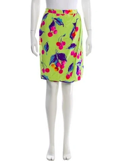 Pre-owned Ungaro Paris Vintage Knee-length Skirt In Multi