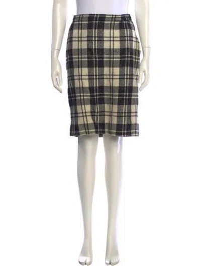 Pre-owned Ungaro Paris Vintage Knee-length Skirt In Neutral