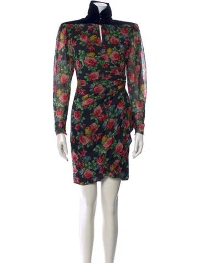 Pre-owned Ungaro Paris Vintage Mini Dress In Multi
