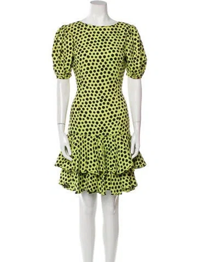Pre-owned Ungaro Paris Vintage Mini Dress In Yellow