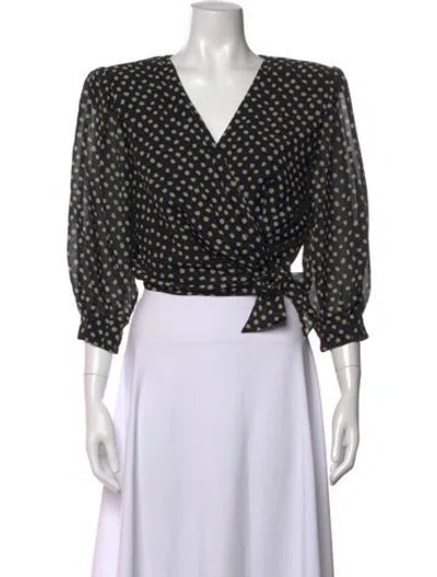 Pre-owned Ungaro Paris Vintage Silk Blouse In Black