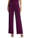Ungaro Wide-leg Rhinestone Pants In Burgundy