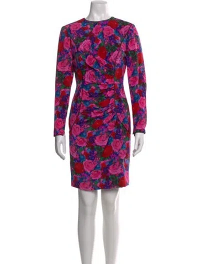 Pre-owned Ungaro Silk Mini Dress In Pink