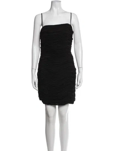 Pre-owned Ungaro Strapless Mini Dress W/ Tags In Black