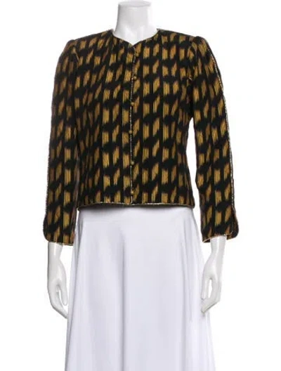 Pre-owned Ungaro Ter Printed Evening Jacket In Multi