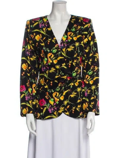 Pre-owned Ungaro Ter Vintage 1980's Evening Jacket In Black