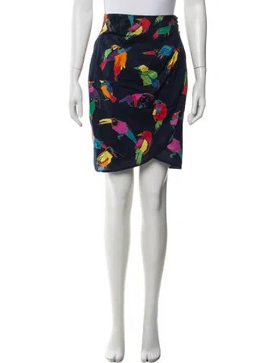 Pre-owned Ungaro Ter Vintage Knee-length Skirt In Multi