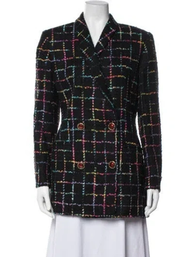 Pre-owned Ungaro Vintage 1990's Blazer In Black
