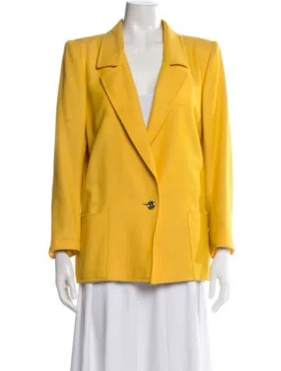 Pre-owned Ungaro Vintage Blazer In Yellow