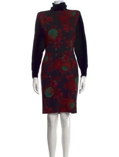Pre-owned Ungaro Vintage Knee-length Dress In Red