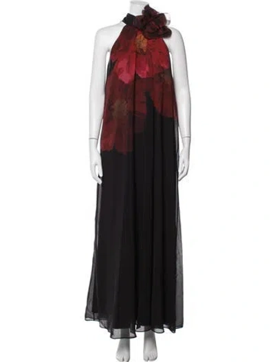 Pre-owned Ungaro Vintage Long Dress In Black