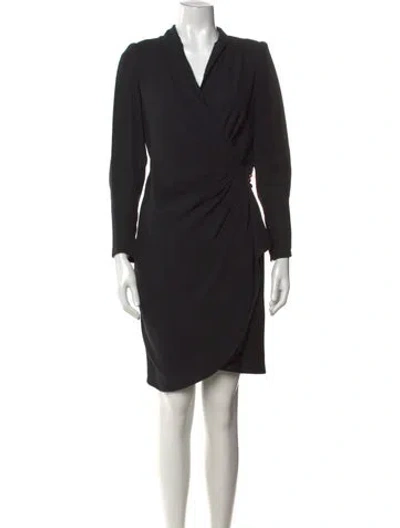 Pre-owned Ungaro Vintage Mini Dress In Black