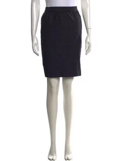 Pre-owned Ungaro Vintage Mini Skirt In Black