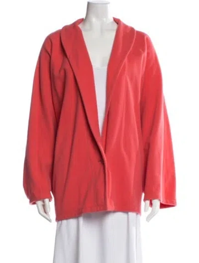 Pre-owned Ungaro Vintage Silk Jacket In Red