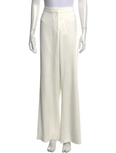 Pre-owned Ungaro Wide Leg Pants In Neutrals/white