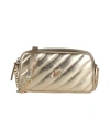 Ungaro Woman Cross-body Bag Platinum Size - Calfskin, Pvc - Polyvinyl Chloride In Grey