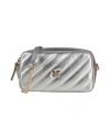 Ungaro Woman Cross-body Bag Silver Size - Calfskin, Pvc - Polyvinyl Chloride In Silver