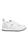 Ungaro Woman Sneakers White Size 7 Calfskin In Multi