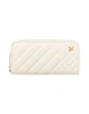 Ungaro Woman Wallet Off White Size - Textile Fibers In White