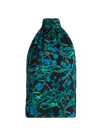 Ungaro Women's Ace Printed Halter Blouse In Multi