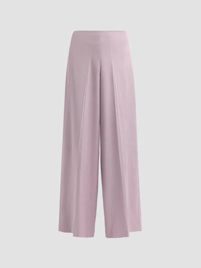 Ungaro Women's Kai Satin Wide-leg Pants In Pink